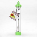 Knork  Single Gloss Finish Fork in Clear Plastic Tube